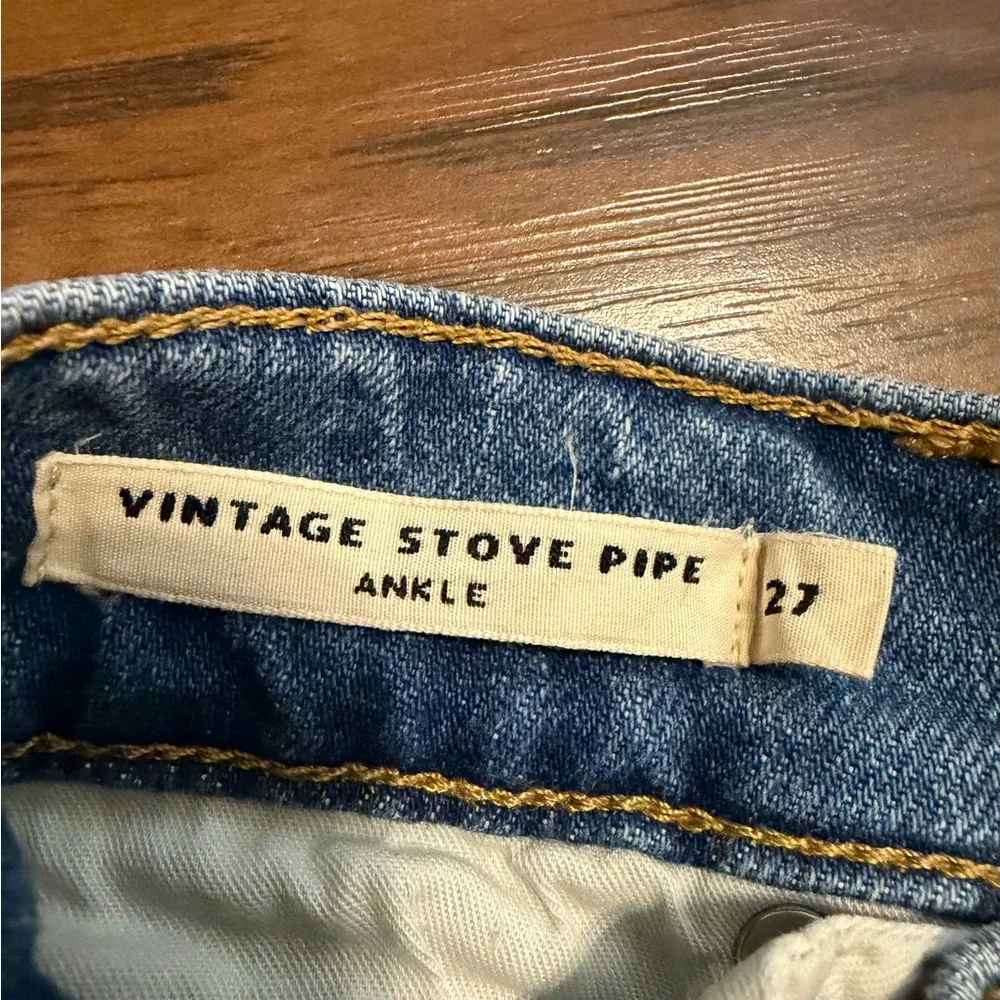 Emerson Fry X Twin Doves Vintage Stove Pipe Ankle Jeans - Picture 7 of 12
